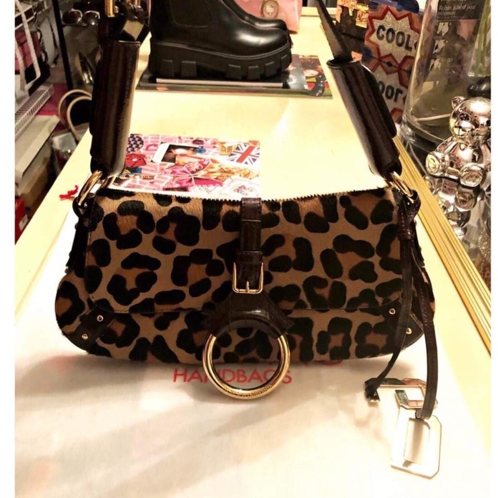 Dolce and Gabbana animal print purse
